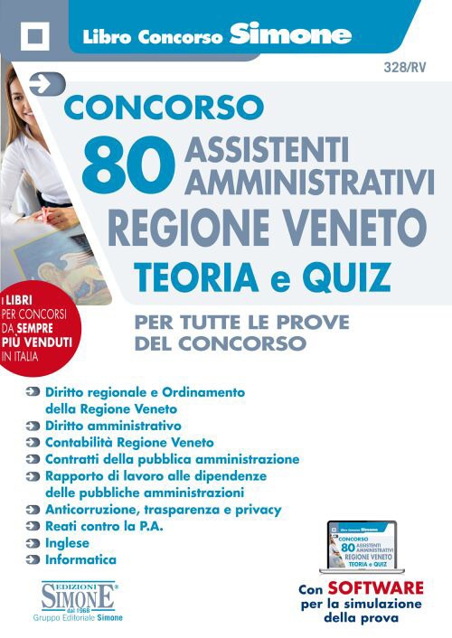 328/RV - Concorso 80 Assistenti Amministrativi Regione Veneto - Manuale